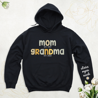 Mom and Grandma Shirt | KIDS NAMES MUST BE WRITTEN and EST Years