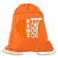 Custom Basketball Cinch Bag with Name – Personalized Sports Drawstring Backpack