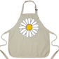 Floral Kitchen Apron with Daisy Print – Stylish Chef & Baking Apron for Women