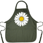 Floral Kitchen Apron with Daisy Print – Stylish Chef & Baking Apron for Women