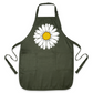 Floral Kitchen Apron with Daisy Print – Stylish Chef & Baking Apron for Women