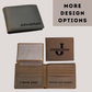 Personalized RFID Leather Wallet for Men – Engraved Gift