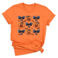 Funny Halloween Pumpkin Face Shirt – Coquette Bow Spooky Season Tee