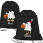 Custom Disney Halloween Drawstring Bag – Kids Mickey & Minnie Trick-or-Treat Cinch Backpack