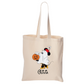 Custom Disney Minnie Halloween Tote Bag – Personalized Trick-or-Treat Canvas Bag, Cute Ghost Gift Bag for Kids & Moms