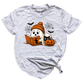 Reading Ghost Halloween Shirt – Book Lover Spooky Season Tee