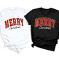 Merry Christmas Shirt – Retro Christmas T-Shirt, Family Matching Holiday Tee, Festive Xmas Trip Shirt