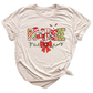 Christmas Nurse Shirt – Nursing Santa Hat Tee, Cute Xmas Bow Top, Nurse Appreciation Holiday Gift