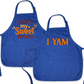 Halloween Couple Aprons – She’s My Sweet Potato & I Yam | Funny Thanksgiving His & Her Matching Aprons for Fall Baking or Gifts