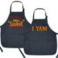 Halloween Couple Aprons – She’s My Sweet Potato & I Yam | Funny Thanksgiving His & Her Matching Aprons for Fall Baking or Gifts