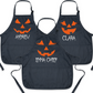 Custom Halloween Apron with Pumpkin Face – Personalized Kitchen Apron for Party & Baking