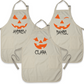 Custom Halloween Apron with Pumpkin Face – Personalized Kitchen Apron for Party & Baking