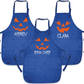 Custom Halloween Apron with Pumpkin Face – Personalized Kitchen Apron for Party & Baking