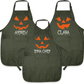 Custom Halloween Apron with Pumpkin Face – Personalized Kitchen Apron for Party & Baking