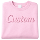 Custom Embossed Puff Print Sweatshirt – 3D Raised Text Sweater