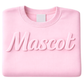 Custom Team Name Embossed Puff Sweatshirt – 3D Raised Text Mascot Sweater
