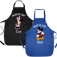Custom Disney Family Apron – Mickey & Minnie “Master Chef” Matching Christmas Aprons