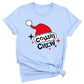 Christmas Cousin Crew Shirt – Matching Family Holiday Tee, Fun Xmas Outfit for Kids & Adults
