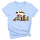 Christmas Dog Shirt – Santa Reindeer Dog Lover Holiday Tee