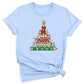 Christmas Pencil Tree Shirt – Teacher Holiday Tee, Cute School Xmas Top for Women & Students