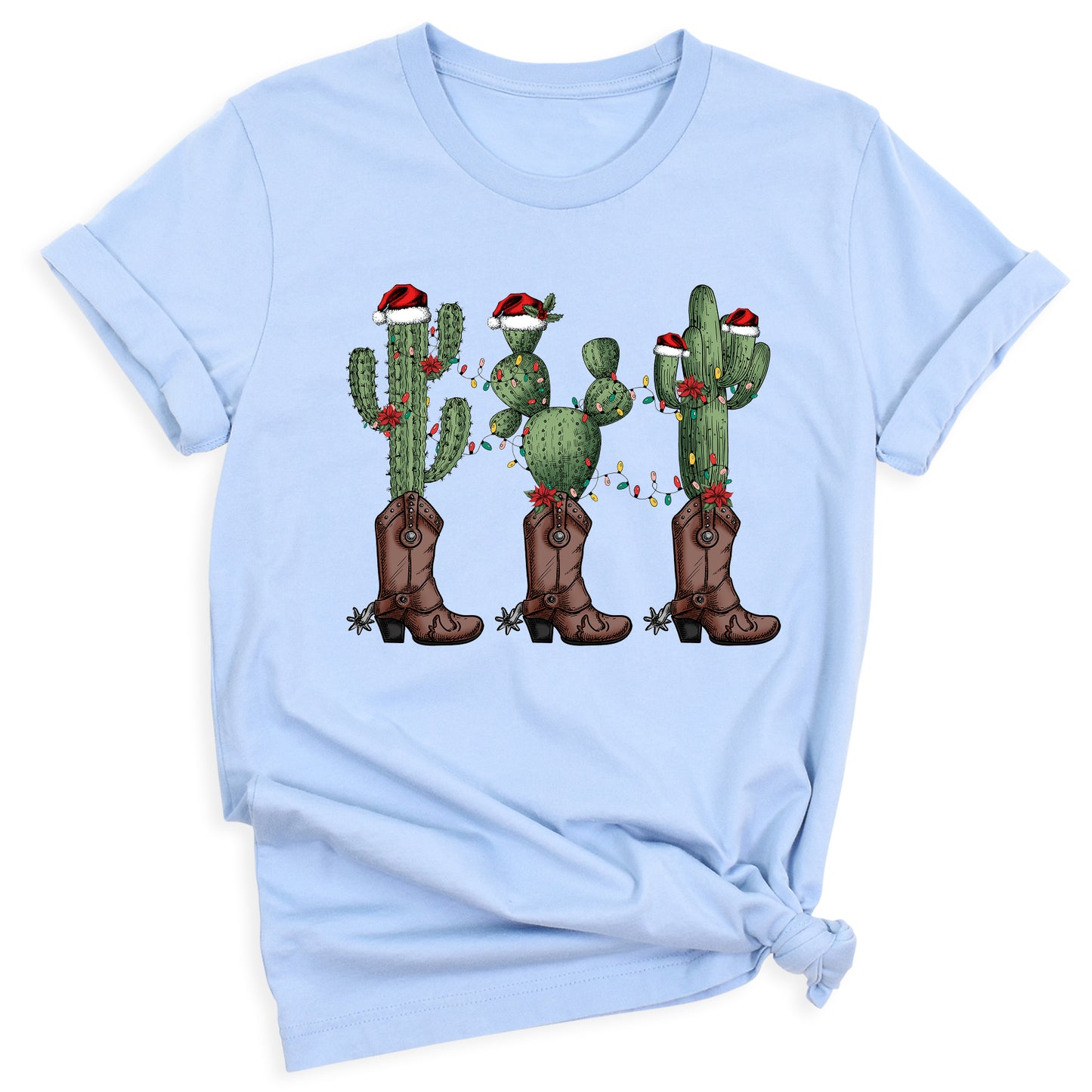 Christmas Cacti Shirt – Cowboy & Cowgirl Western Holiday Tee