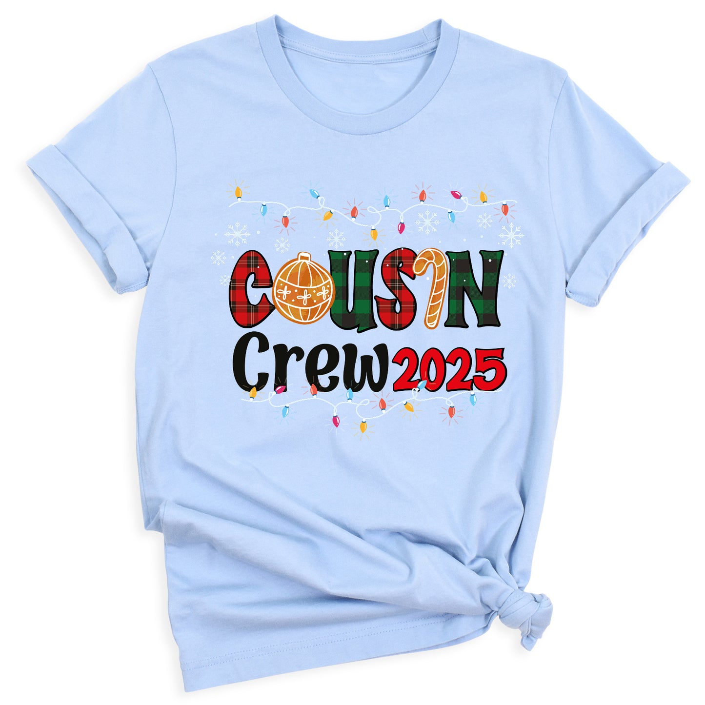Cousin Crew 2025 Christmas Shirt – Matching Family Holiday Tee, Christmas Cousins T-Shirt