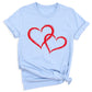 Valentine’s Day Heart Shirt – Retro Love Tee for Couples & Women