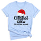 Custom Christmas Crew 2025 Shirt – Matching Family Holiday Tee, Personalized Christmas Shirts