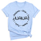 Personalized Nana Papa Shirt with Kids Names Custom Mama & Dada Gift