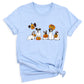 Halloween Ghost Dogs Shirt – Cute Dog Lover Tee for Women Men, Funny Pumpkin & Bat Halloween Top, Dog Mom Spooky Season Outfit