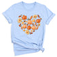 Thanksgiving Pumpkin Heart Shirt – Fall Harvest Graphic Tee