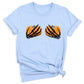 Skeleton Hand Bra Pumpkin Shirt – Funny Halloween Tee | Women’s Spooky Season Shirt