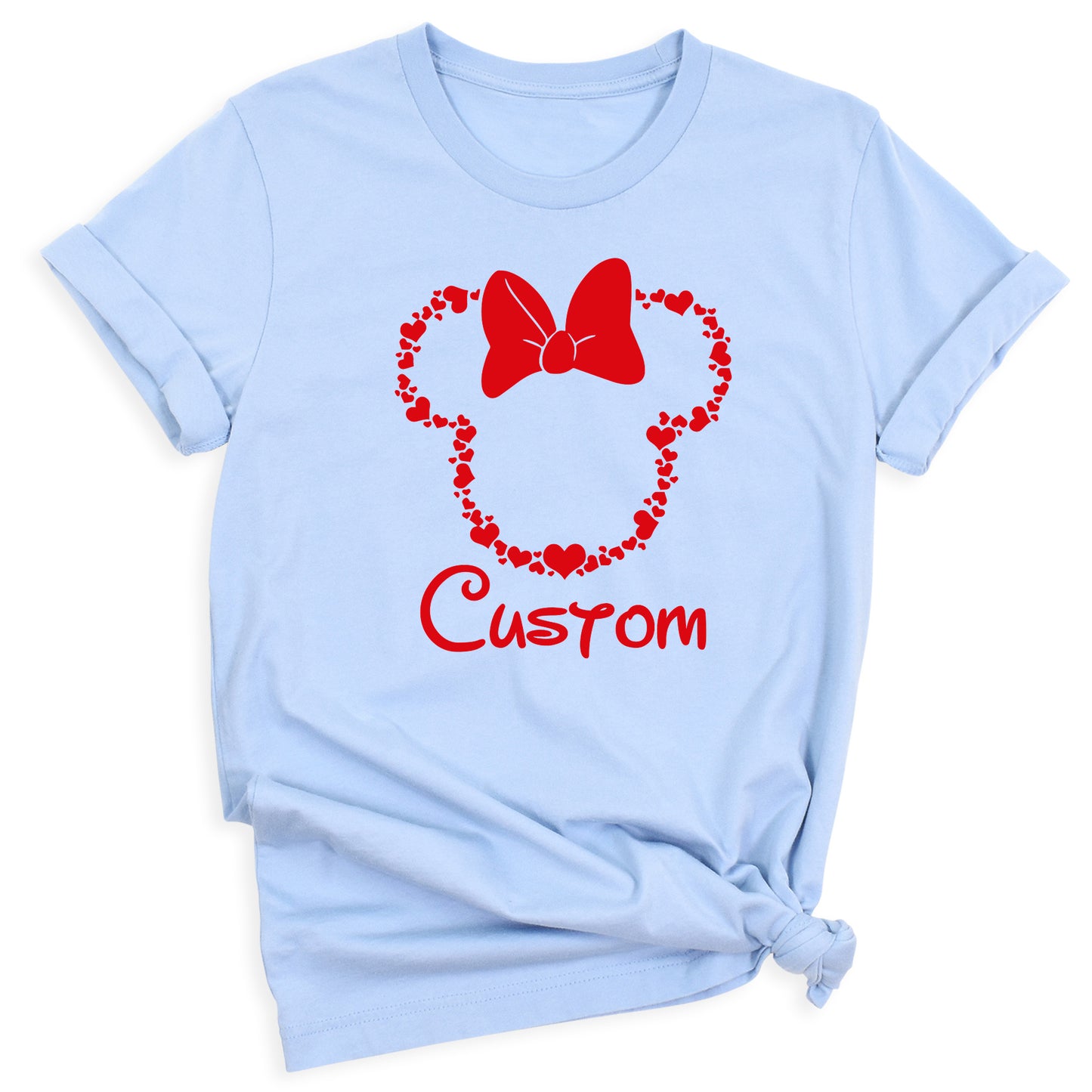 Custom Mickey Minnie Valentine Shirt – Disney Couple Matching Tee