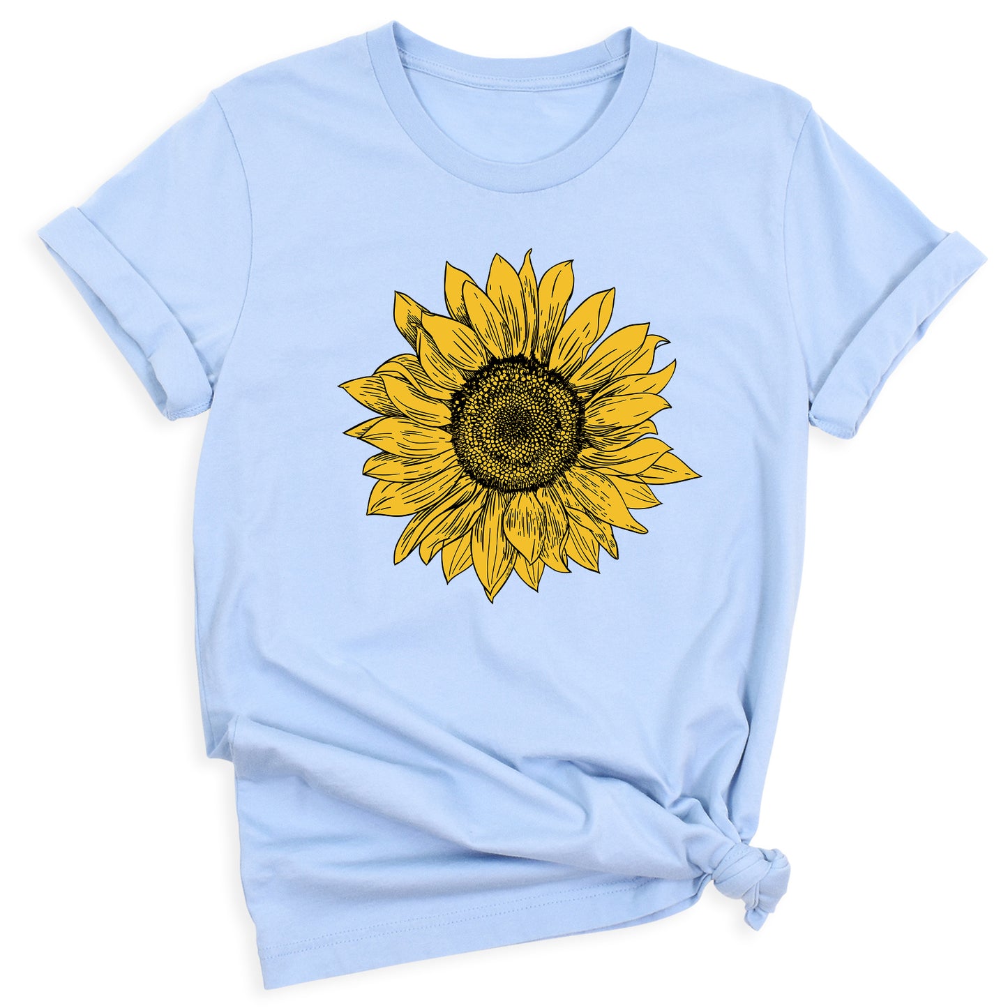 Cute Sunflower Shirt – Flower Garden Graphic Tee for Women, Mother's Day Gift