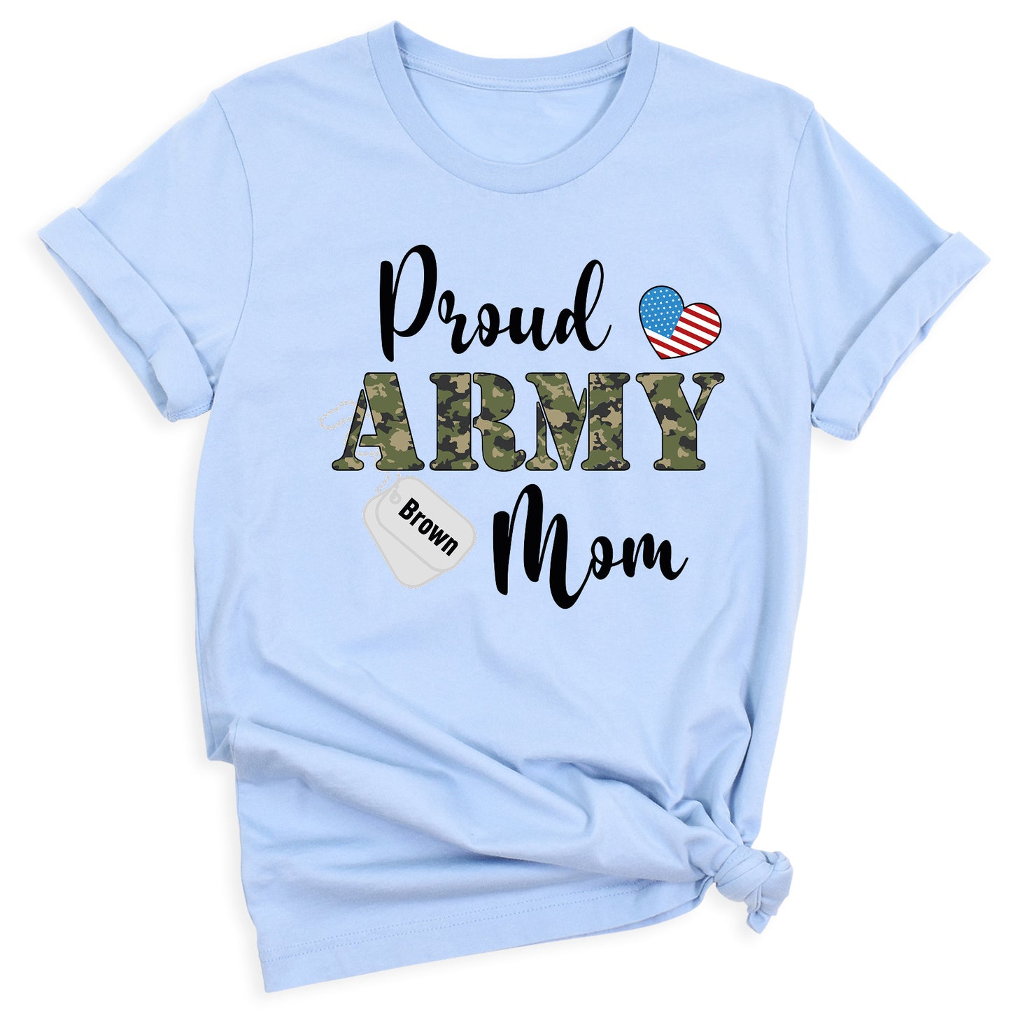 Custom Proud Army Mom Shirt – Mom Patriotic T-Shirt