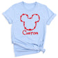 Custom Mickey Minnie Valentine Shirt – Disney Couple Matching Tee