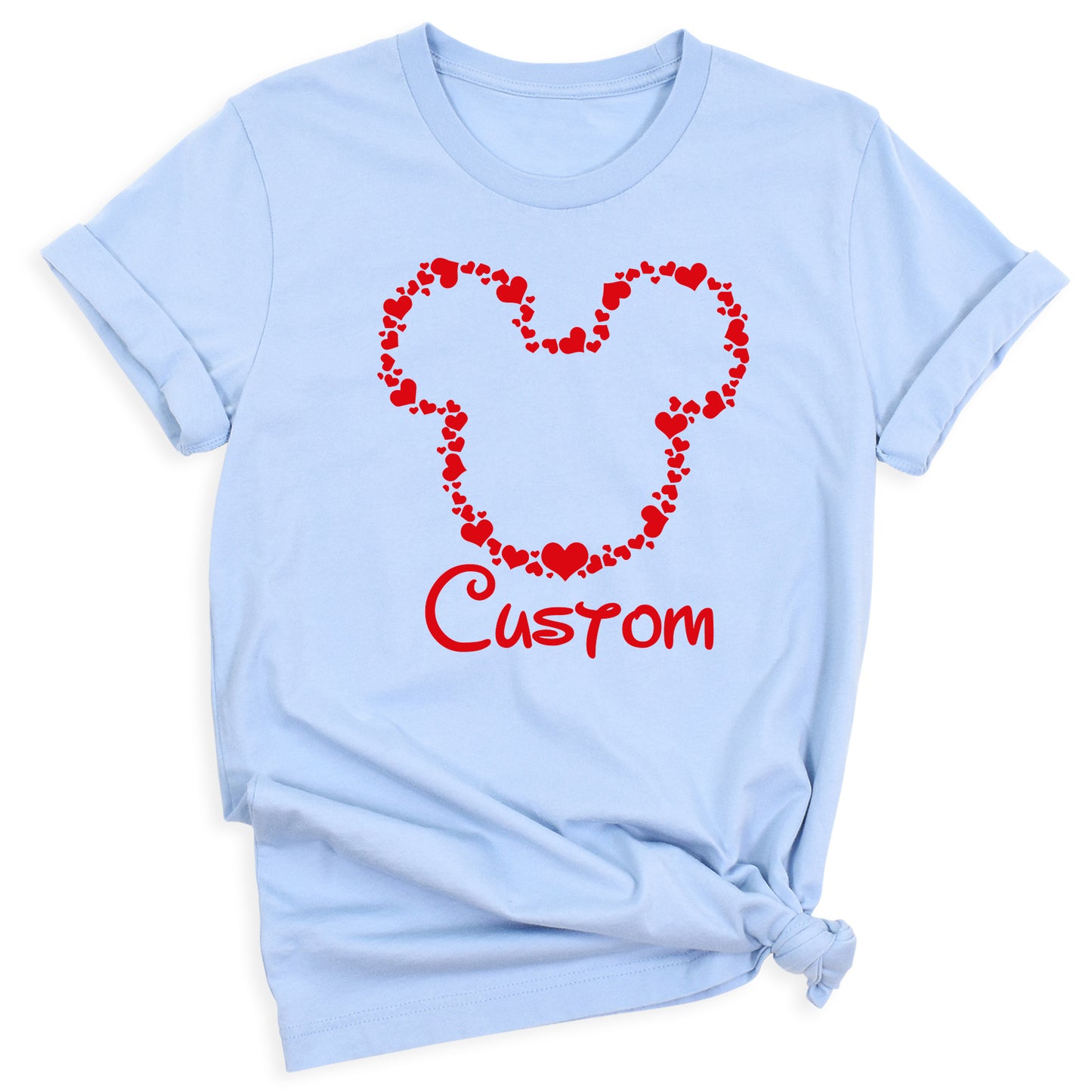 Custom Mickey Minnie Valentine Shirt – Disney Couple Matching Tee