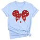 Glitter Mickey Minnie Couple Shirt – Disney Valentine Family Tee