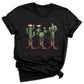 Christmas Cacti Shirt – Cowboy & Cowgirl Western Holiday Tee