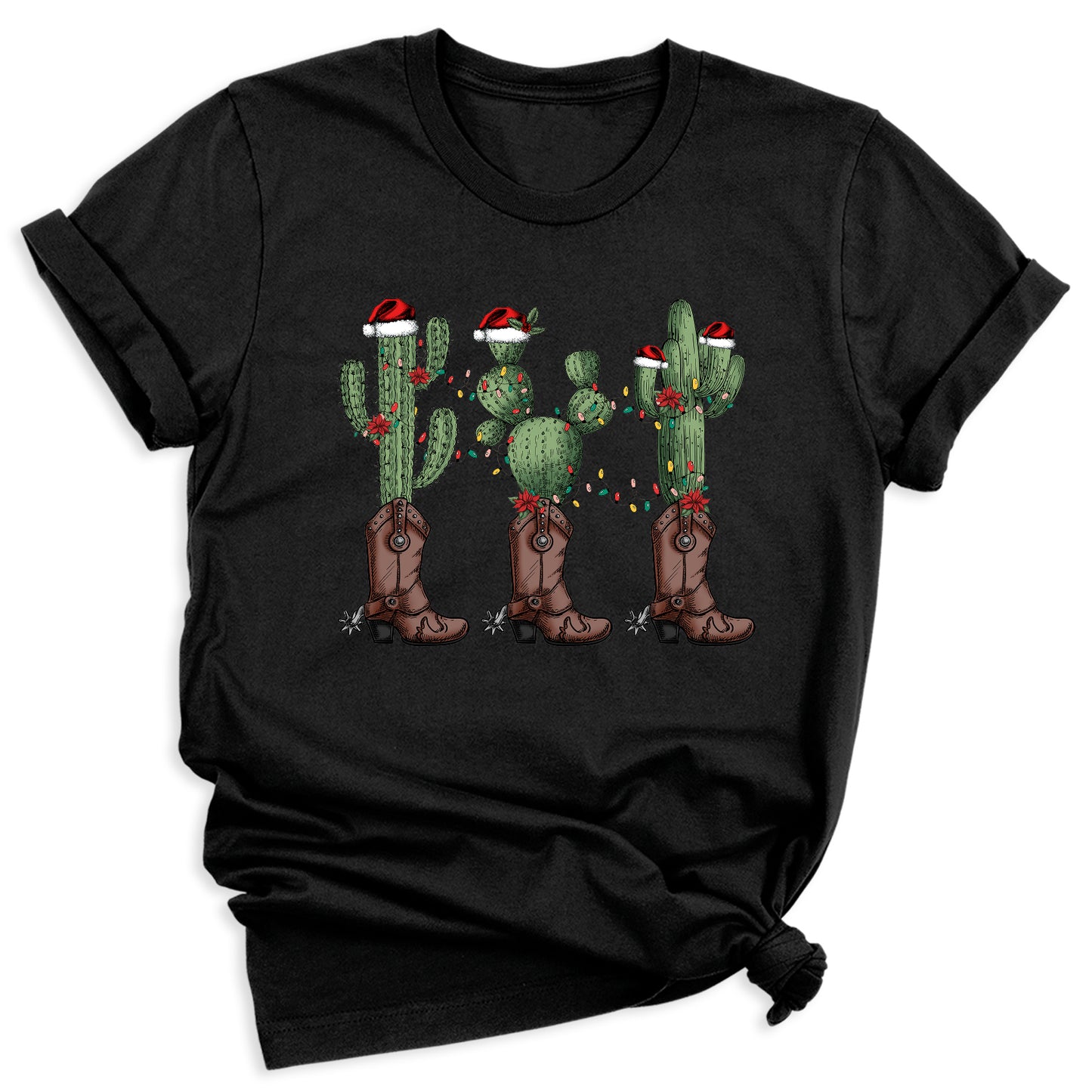 Christmas Cacti Shirt – Cowboy & Cowgirl Western Holiday Tee