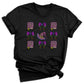Halloween Witch Hat Shirt – Coquette Bow Tee, Spooky Season Outfit for Women