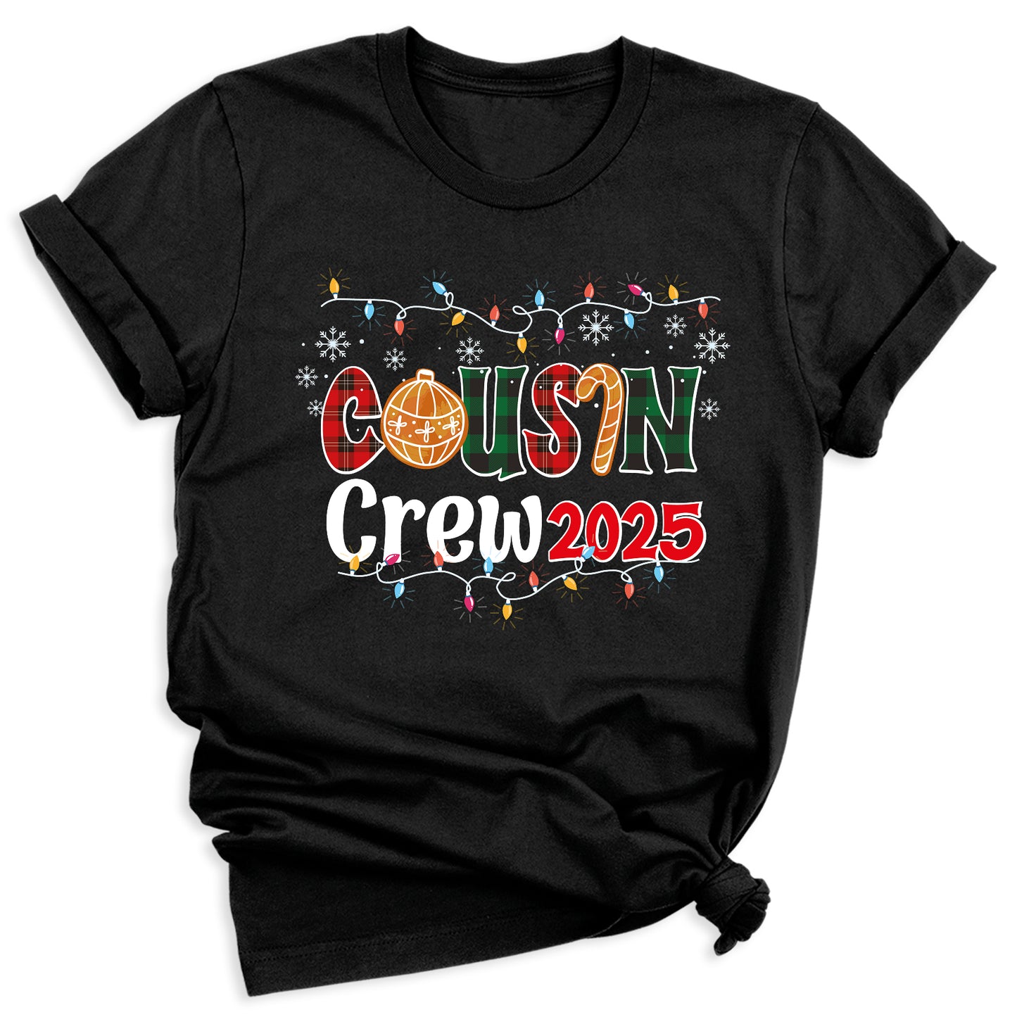 Cousin Crew 2025 Christmas Shirt – Matching Family Holiday Tee, Christmas Cousins T-Shirt