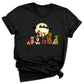 Christmas Dog Shirt – Santa Reindeer Dog Lover Holiday Tee