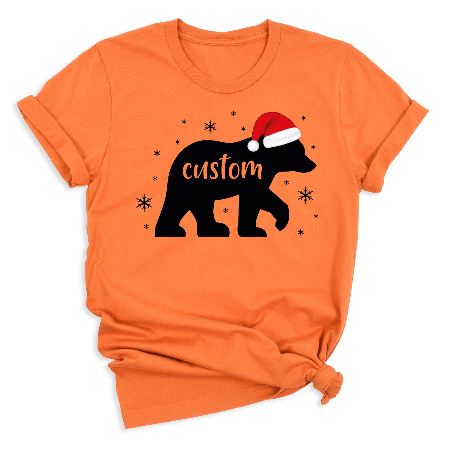 Matching Family Bear Christmas Shirts – Custom Holiday Bear Tees for Mom, Dad & Kids | Personalized Xmas Family Outfits