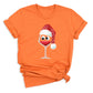 Funny Christmas Wine Shirt – Women’s Xmas Party Tee, Wine Lover Holiday Top, Drinking Holiday Shirt