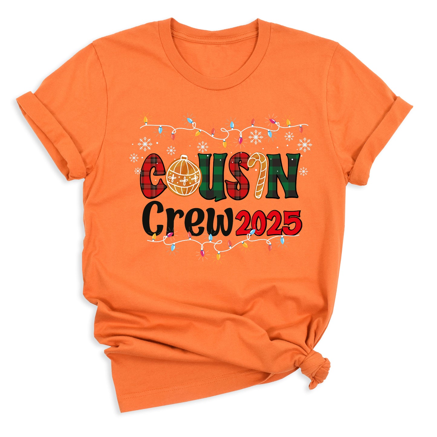 Cousin Crew 2025 Christmas Shirt – Matching Family Holiday Tee, Christmas Cousins T-Shirt