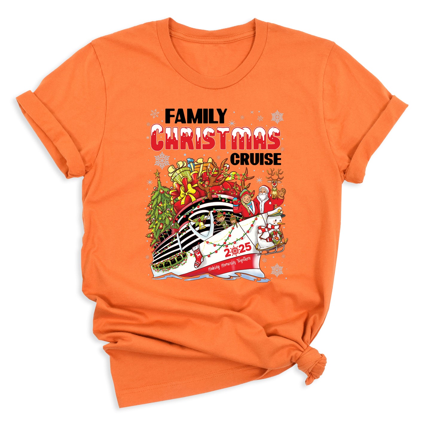 Christmas Family Cruise Shirt – Custom Holiday Vacation Tee, Matching Cruise Crew Santa Shirt for Family Trip