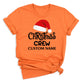 Custom Christmas Crew 2025 Shirt – Matching Family Holiday Tee, Personalized Christmas Shirts