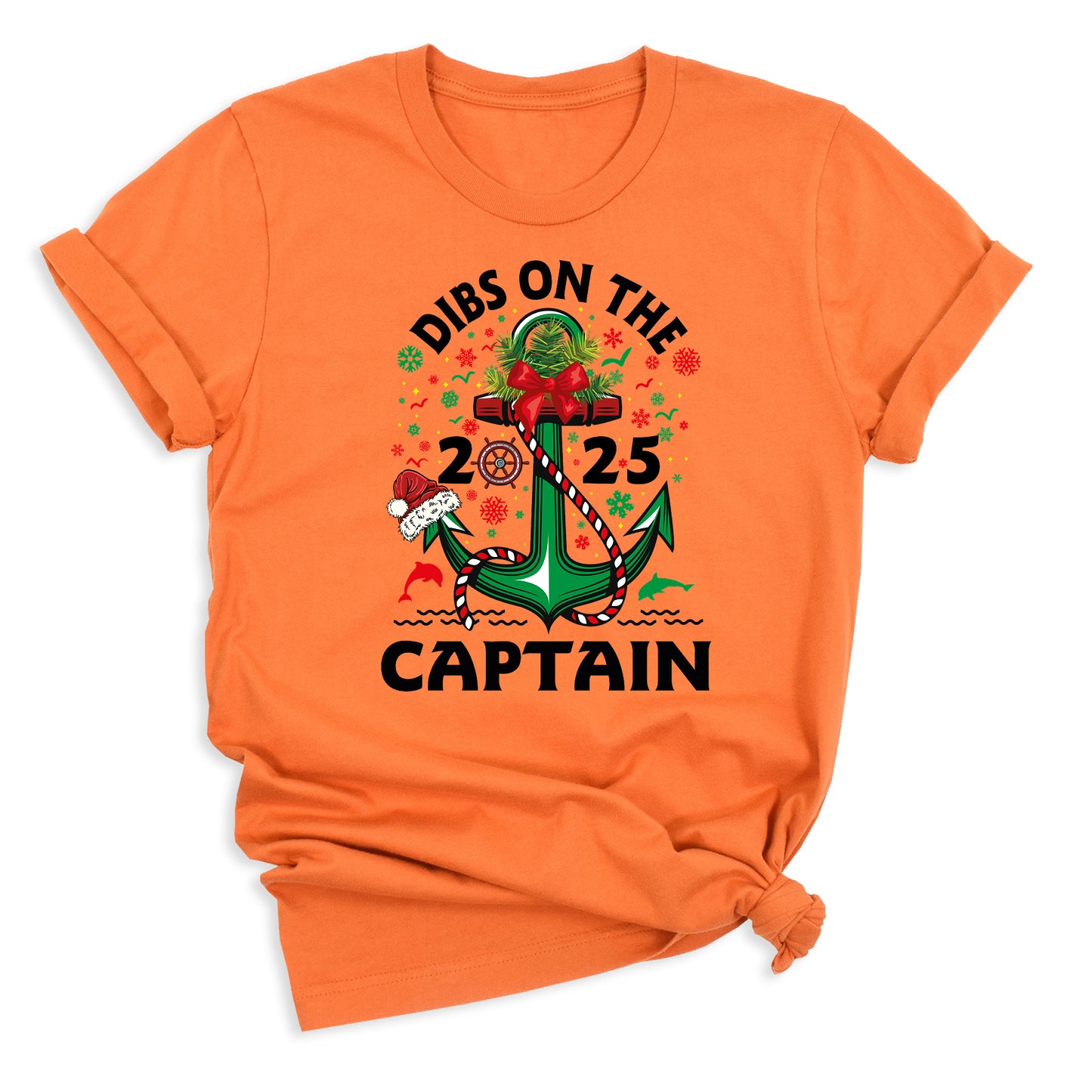 Christmas Dibs on the Captain Shirt – Nautical Christmas Tee for Boat Lovers | Captain Cruise Holiday T-Shirt 2025