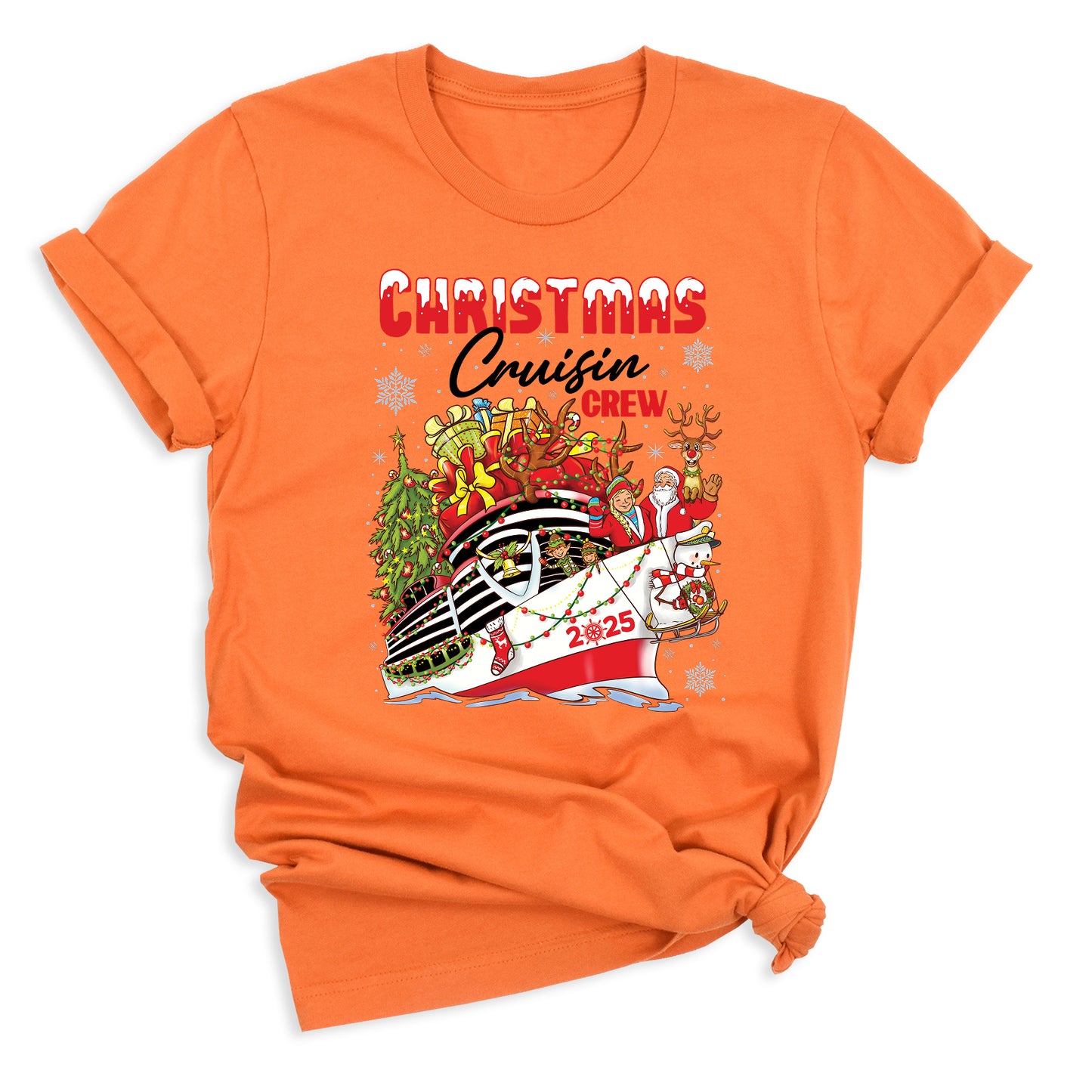 Christmas Cruisin Crew 2025 Shirt – Family Vacation Cruise Tee